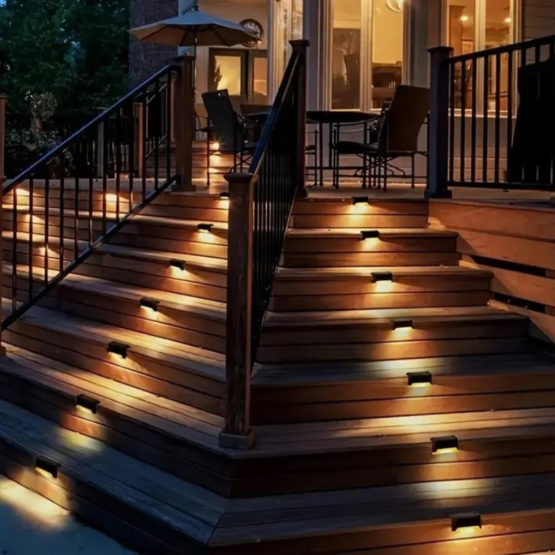 Solar PatioLights Pro on stairs